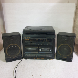 Проигрыватель пластинок кассет "Panasound" AN - 2000A, работоспособность неизвестна. Китай.. Картинка 1